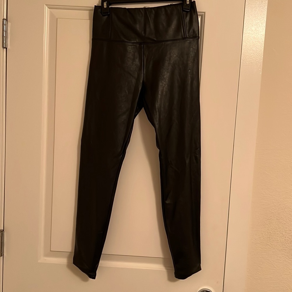 Leather leggings
